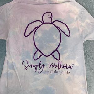 Tye Dye Simply Southern T Shirt